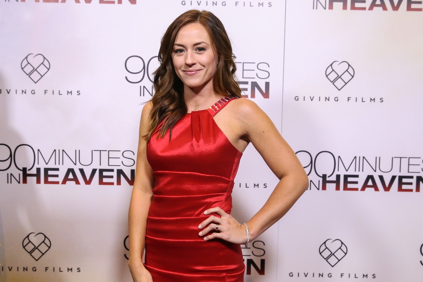 Ashley Bratcher at the premiere of 90 Minutes in Heaven (2015).