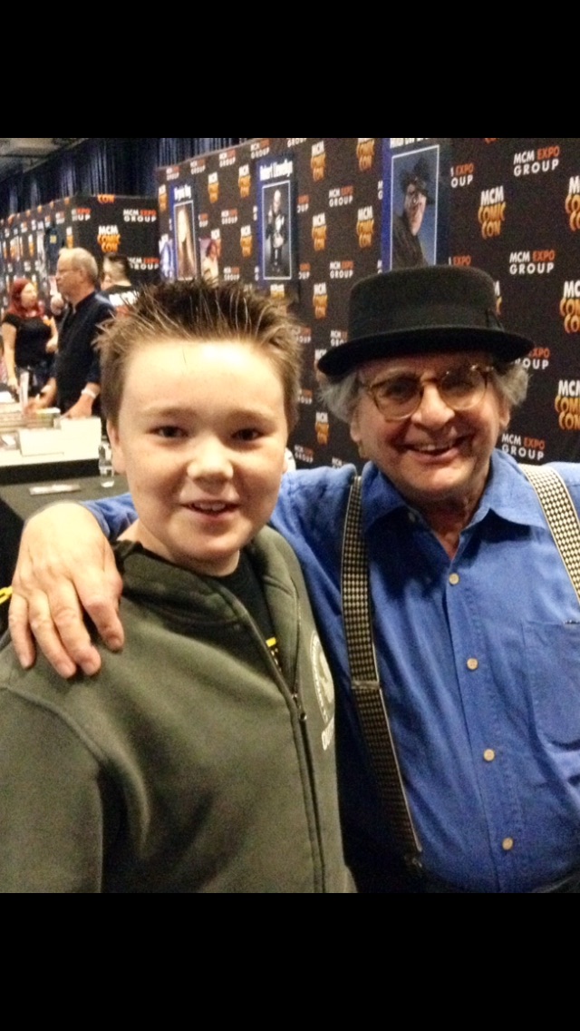 Sean Connor Renwick with Slyvester McCoy at Manchester Comic Con 2015