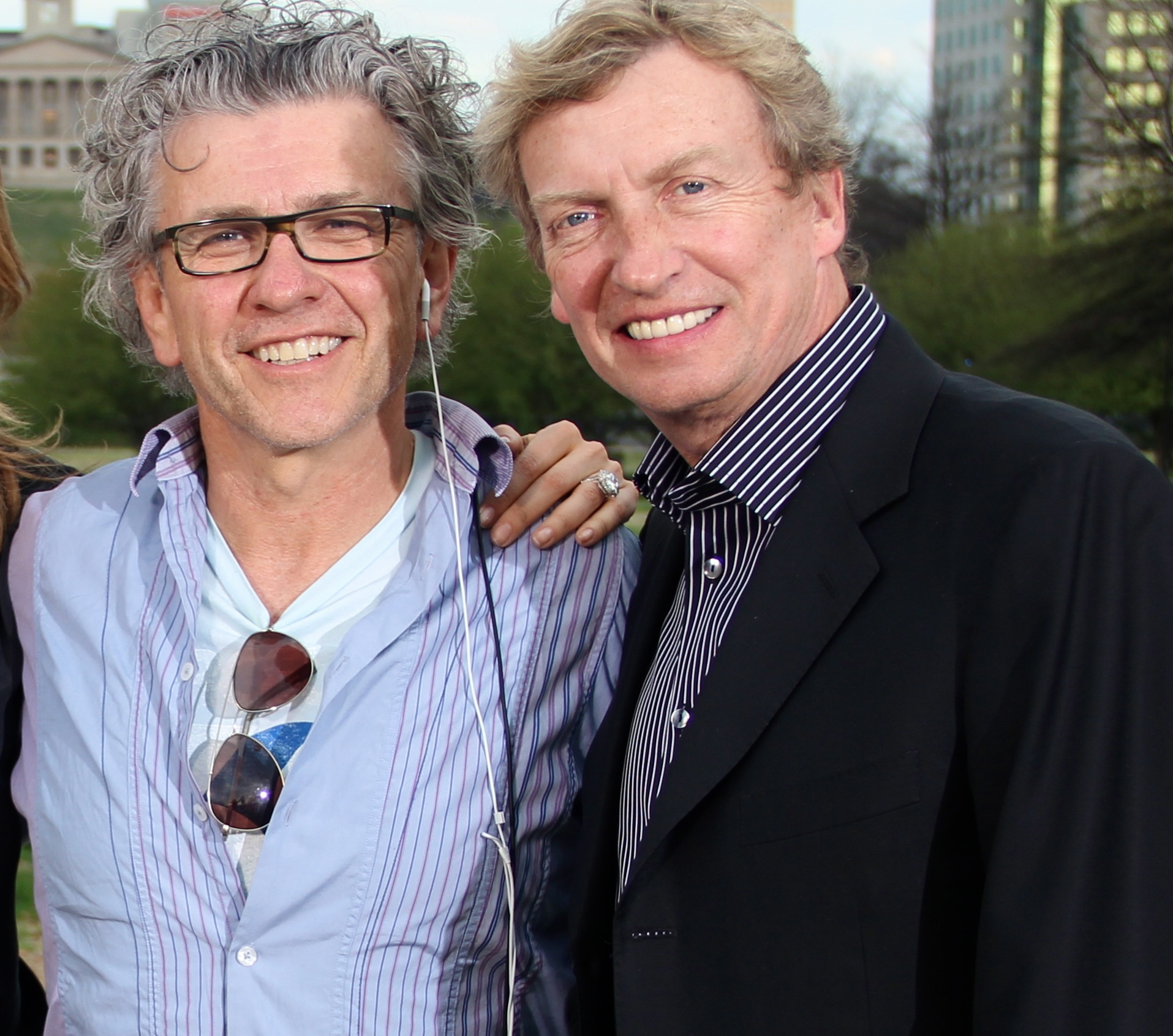 TV director Ian Stevenson and Executive Producer Nigel Lythgoe on location in Nashville for 'CMT's Next Superstar'. More at www.ianstevenson.tv