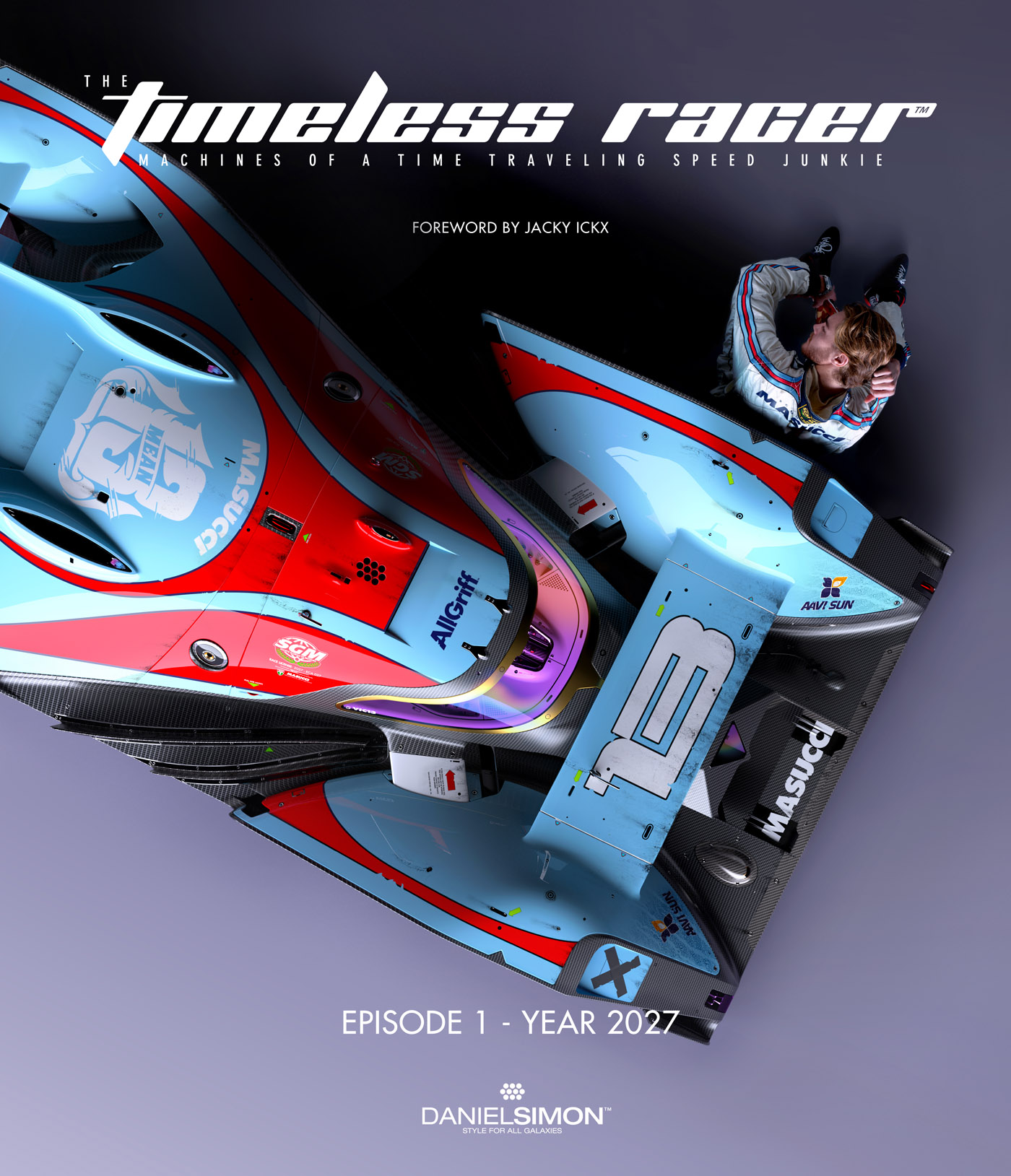 Daniel Simon's book 'The Timeless Racer: Episode 1'. 2013. Design Studio Press. 12