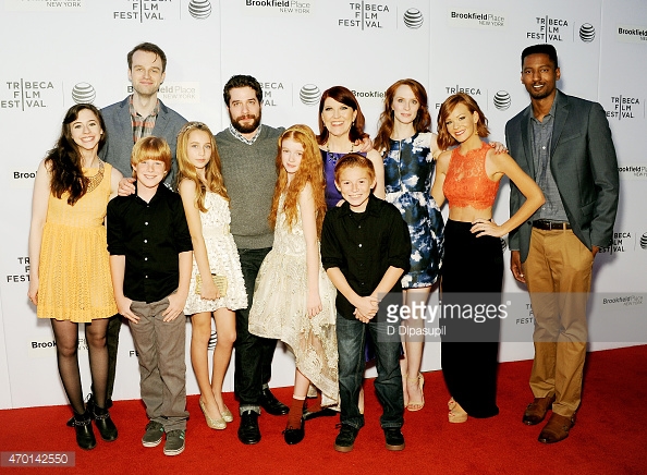 Cast at the premiere of 'Tenured' at the Tribeca Film Festival