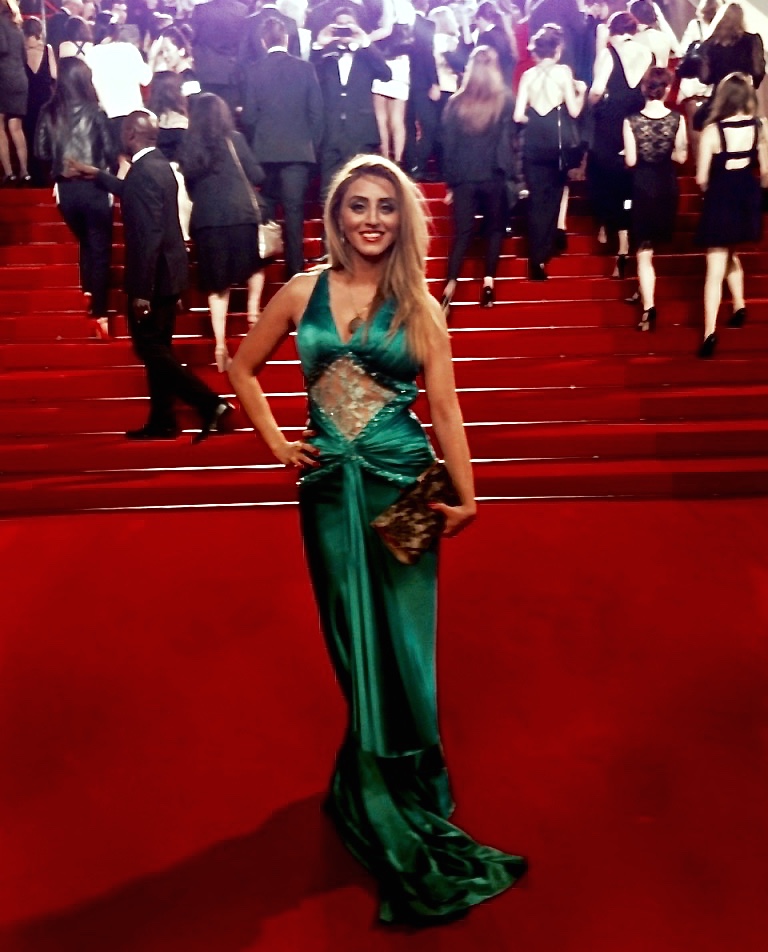 Halle Handji attends the Premiere of 'Valley Of Love' and 'Macbeth' during the 68th annual Cannes Film Festival on May 23, 2015 in Cannes, France.