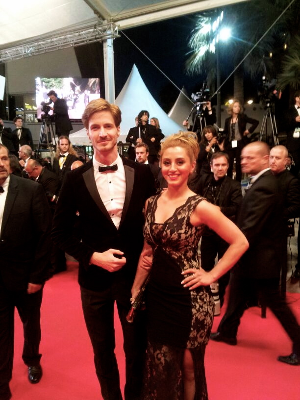 Halle Handji and Francisco Ortiz at Festival de Cannes, 2014, France.