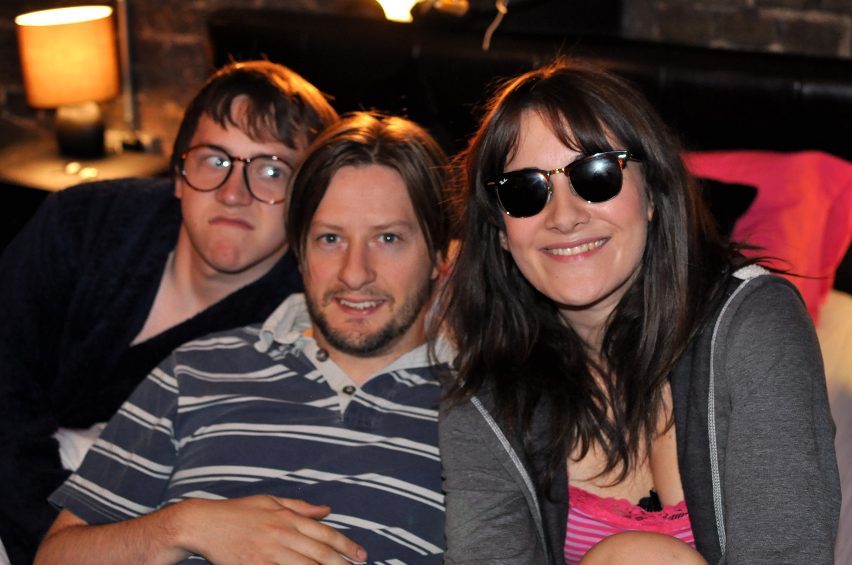 Tony Hagger, Sarah Solemani, Mike Bailey on the set of 'Faulty'.