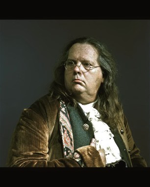 Michael as Ben Franklin