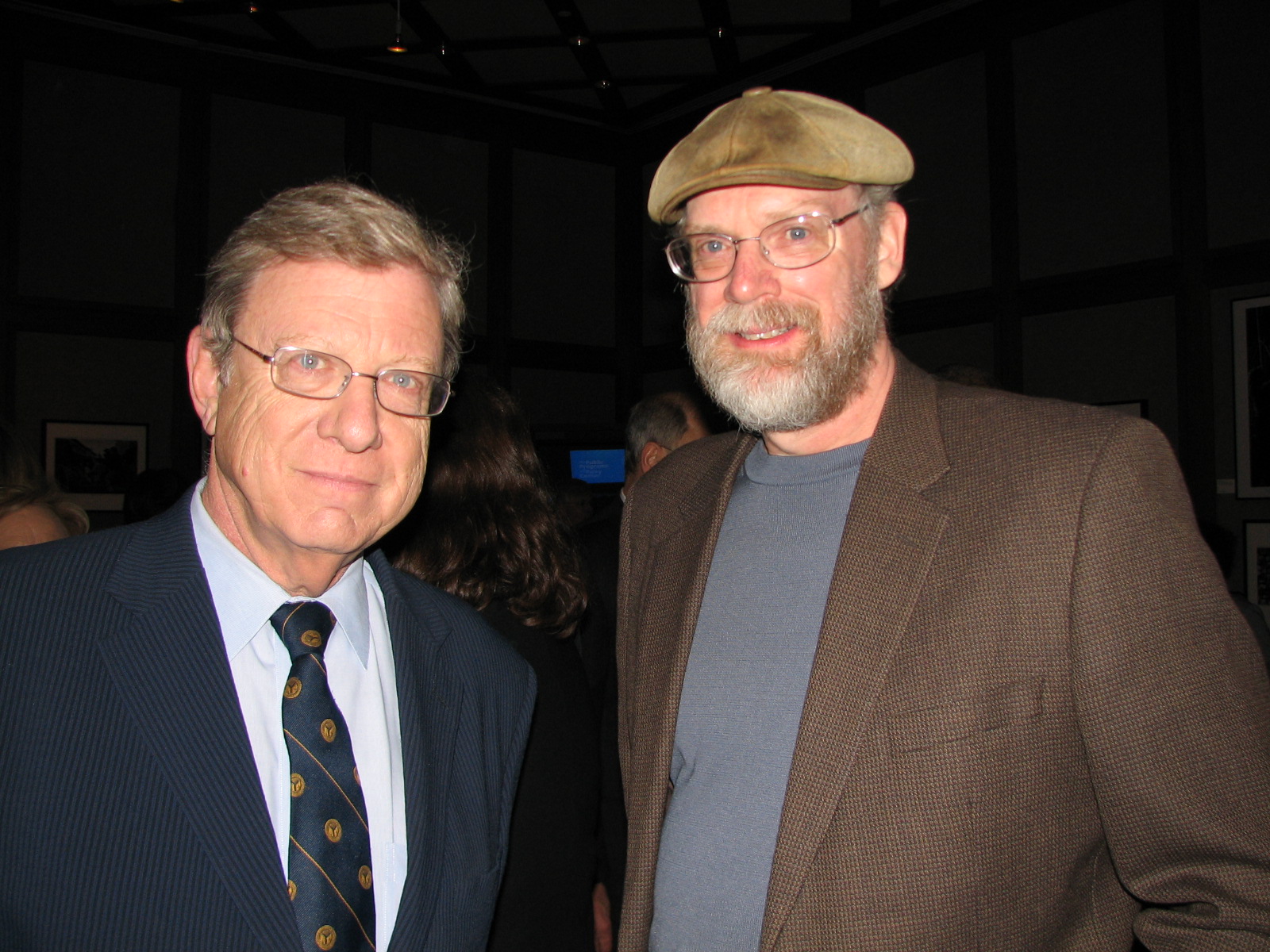 CBS Senior Political Correspondent Jeff Greenfield and Donald Boggs at the Paley Center for the Media premiere of A Ripple of Hope