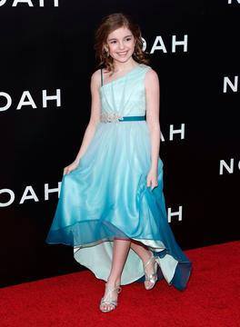 Walking the red carpet at the Noah premiere