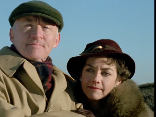 Still of Diana Kent and Jim Norton in Agatha Christie's Poirot (1989)