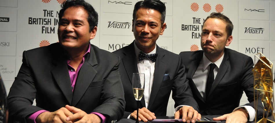 John Arcilla, Sean Ellis at the BIFA 2013