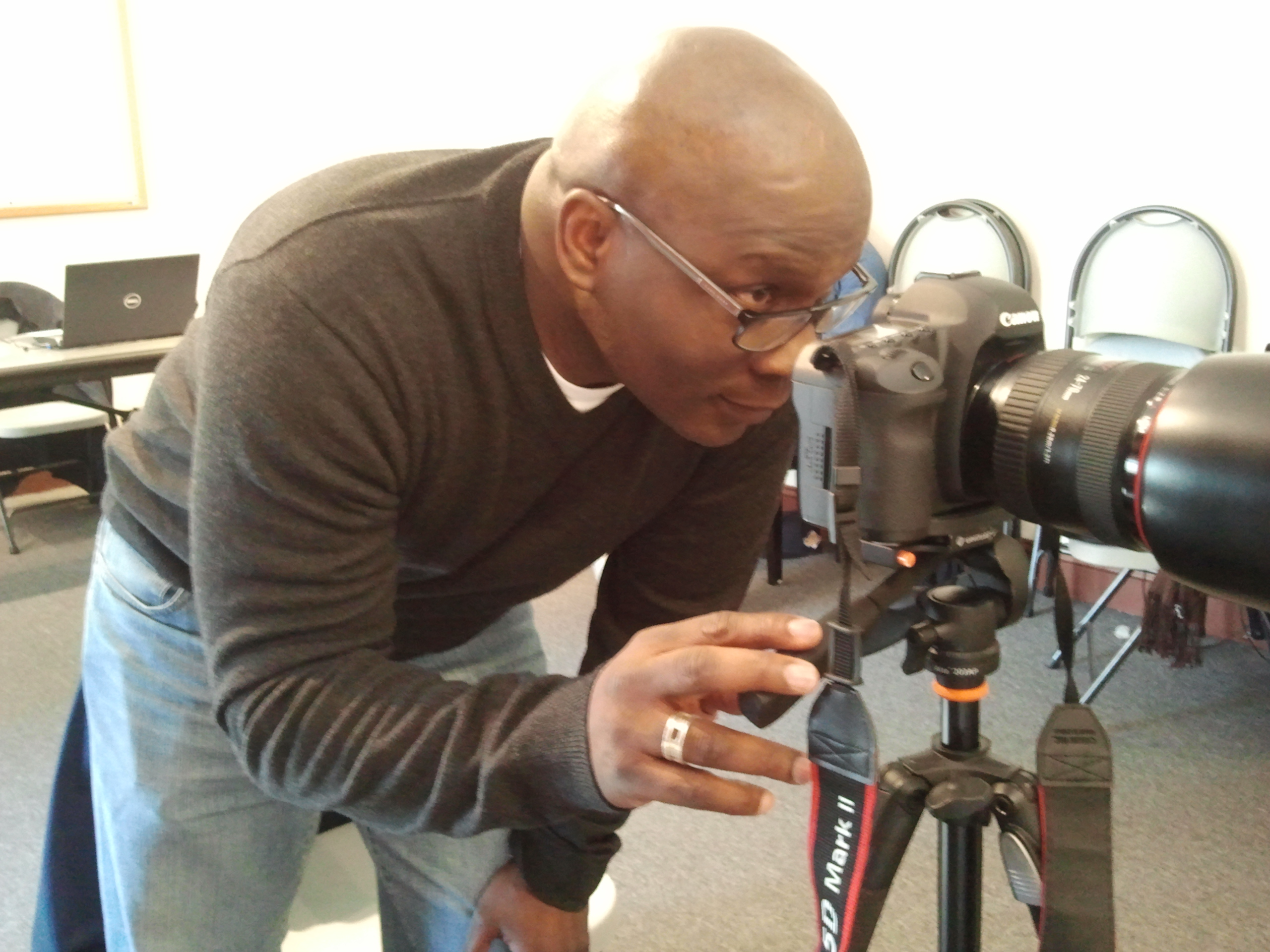 Rennie Sharp at the Tony and Angel promo shoot