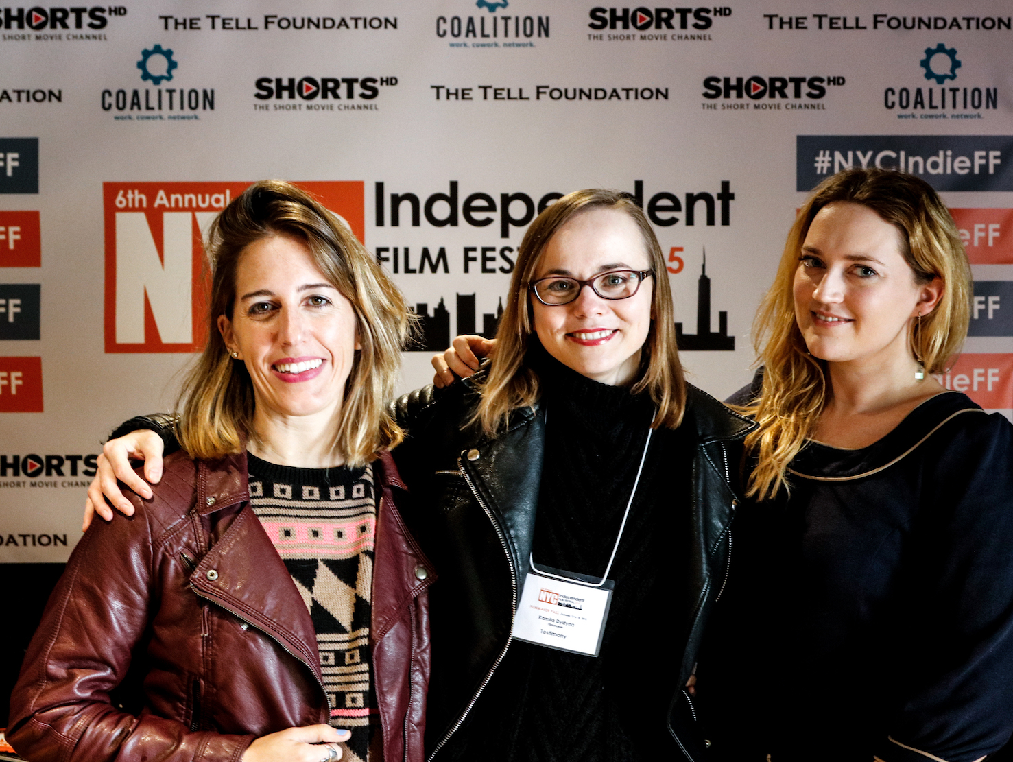 New York City Independent Film Festival 2015 with Florencia Iriondo (Executive Producer, Testimony) and Cara Bamford (Producer, Foxrock Productions, Testimony)
