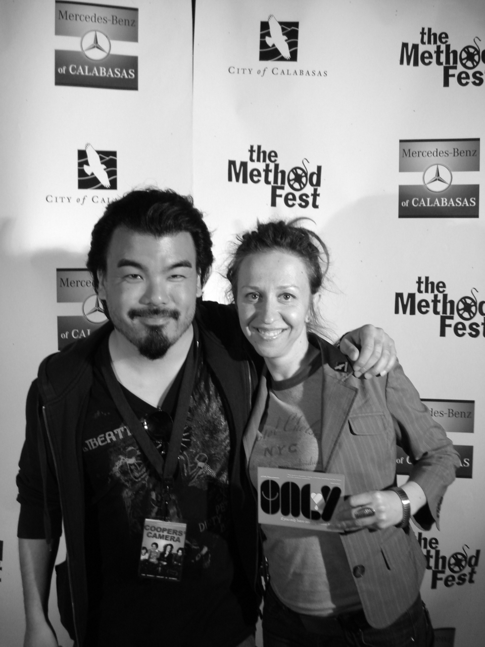 Directors Warren P. Sonoda and Ingrid Veninger at Method Fest