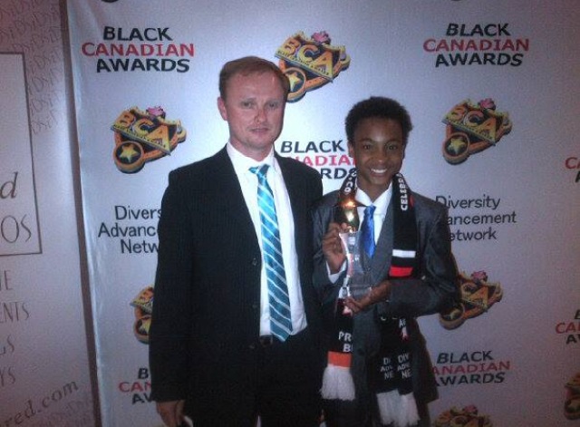 My dad and I at the awards show