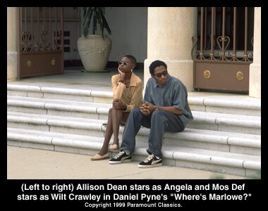 Yasiin Bey and Allison Dean in Where's Marlowe? (1998)