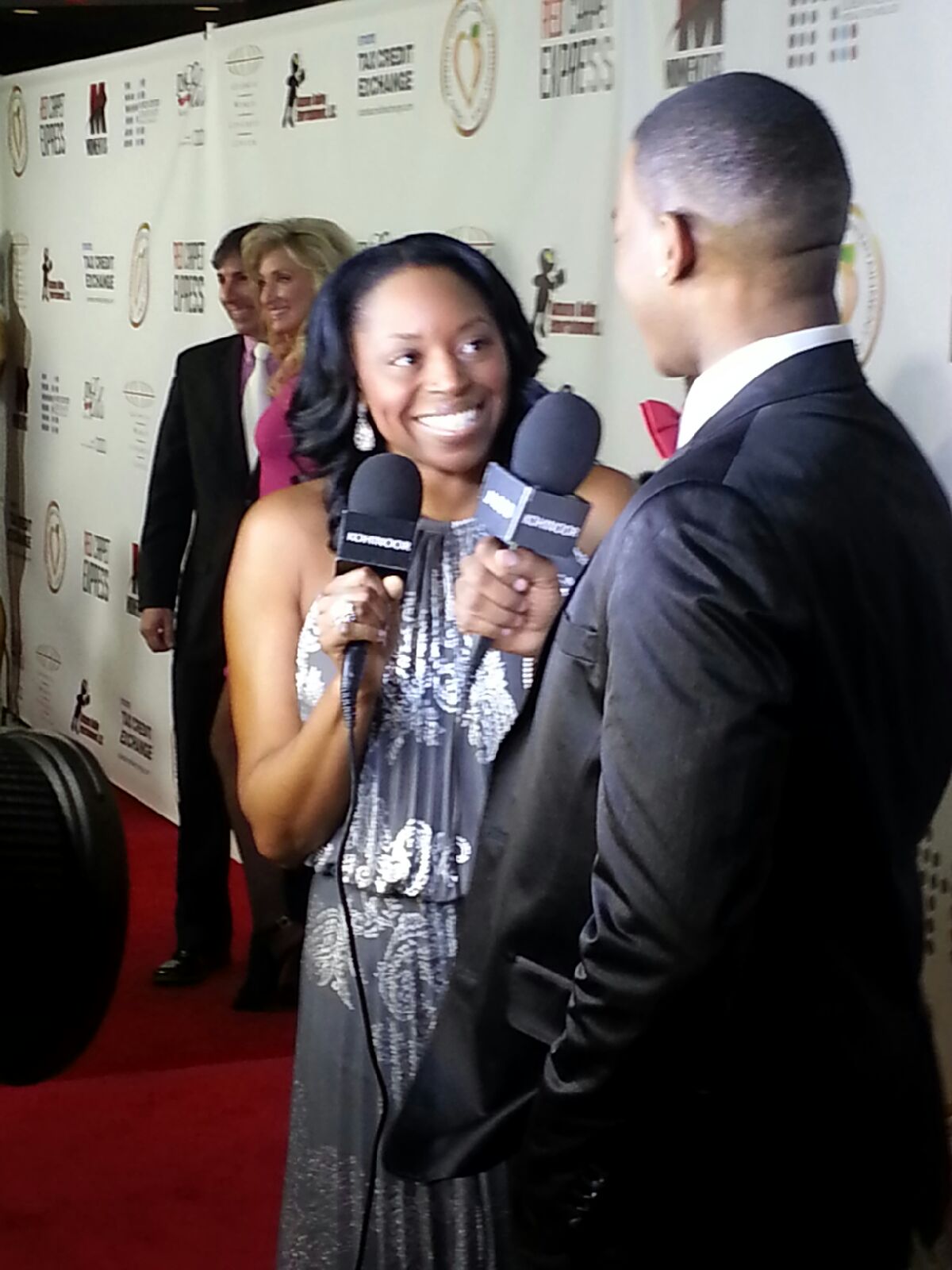 People Store Actor Anisa Nyell Johnson red carpet interview at the 2015 Georgia Entertainment Gala