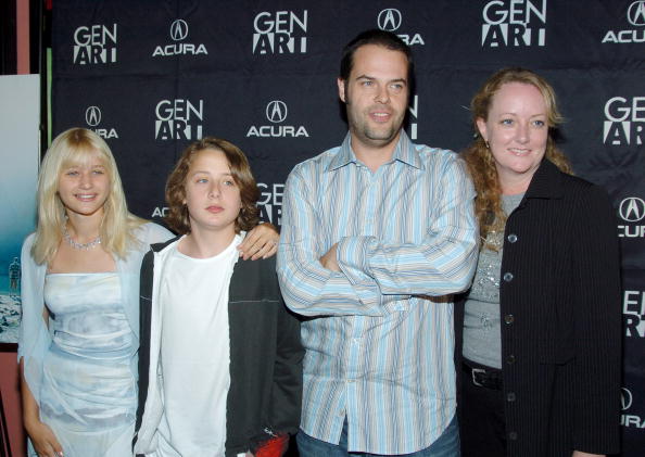Carly Schroeder, Rory Culkin, director Jacob Aaron Estes and producer Susan Jacobson attend the New York Premiere of 'Mean Creek' at the Clearview Chelsea August 12, 2004 in New York City.