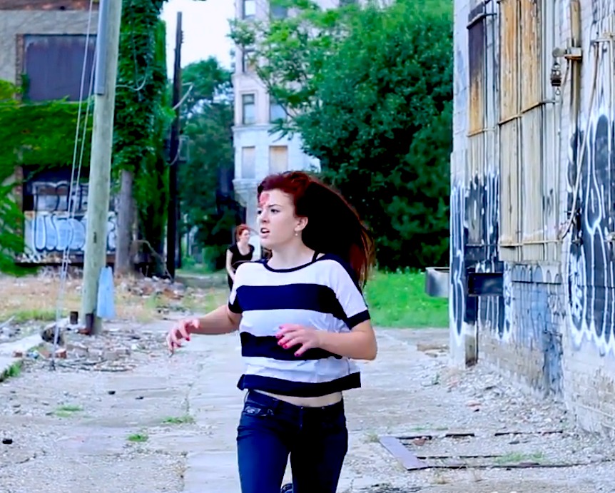 Still from Lost In Detroit 2: Niki Cipriano as Natalie Wilson