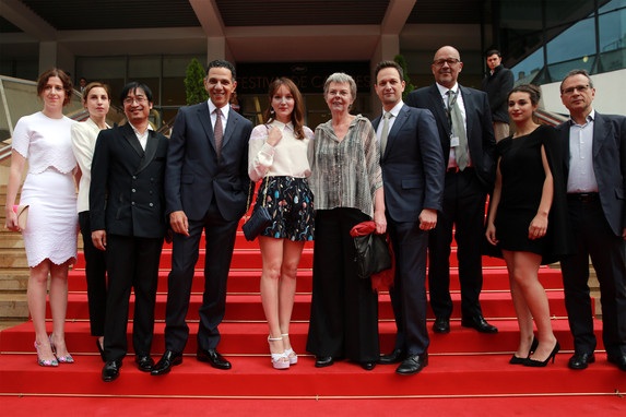 Cannes 2014 Bird People Premiere with Josh Charles, Clark Johnson and Anais Demoustier