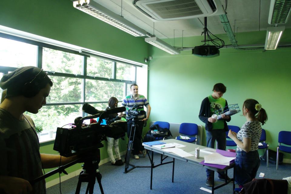 Filming at Met Film School