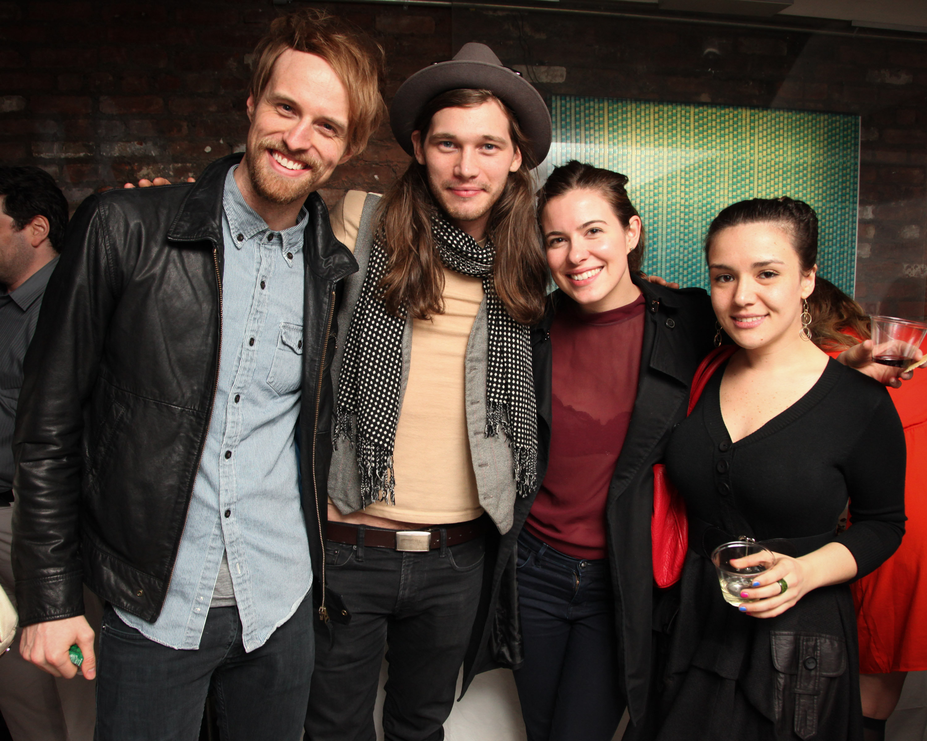 Adam David Thompson and Zebedee Row at the premiere of 