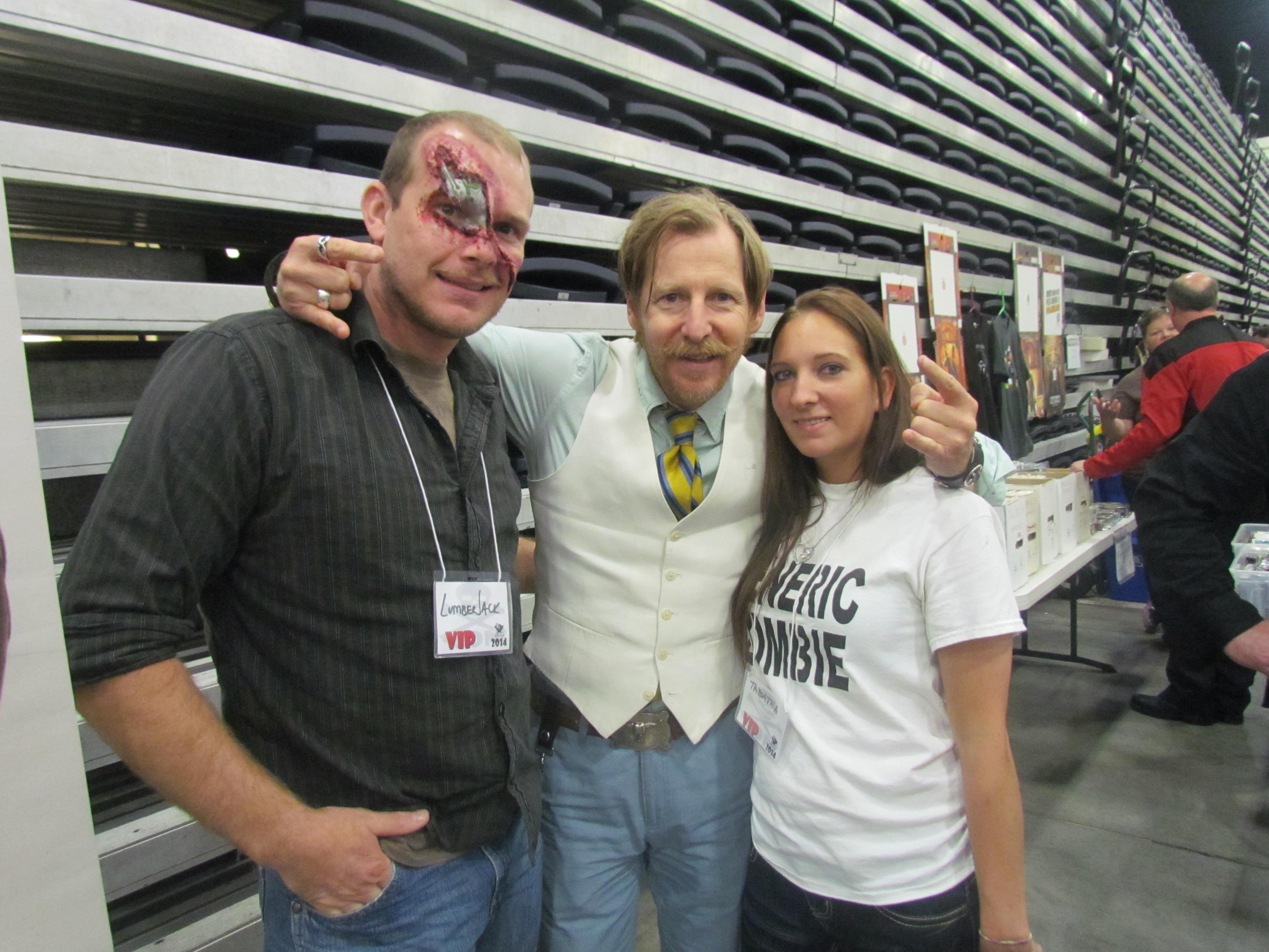 Lew Temple (The Walking Dead) and my Booking Agent (Tabatha Minchew)