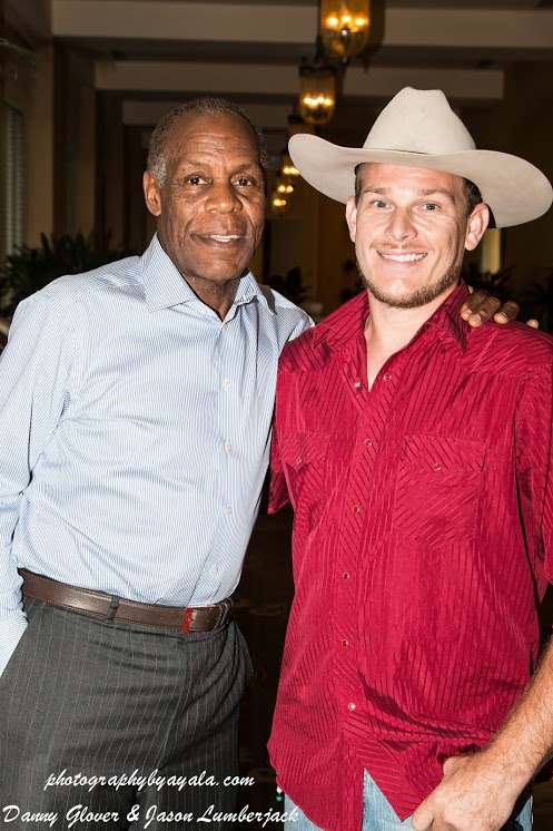 Danny Glover and Lumberjack at the Atlanta Celeb Fest