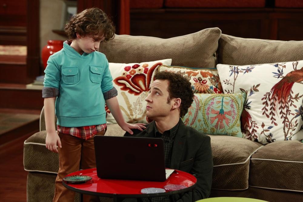 Still of Ben Savage and August Maturo in Girl Meets World (2014)