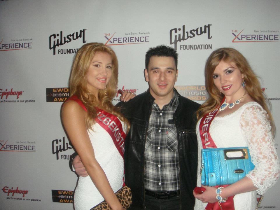 Me on The Red Carpet With Miss Uzbekistan & Miss Siberia