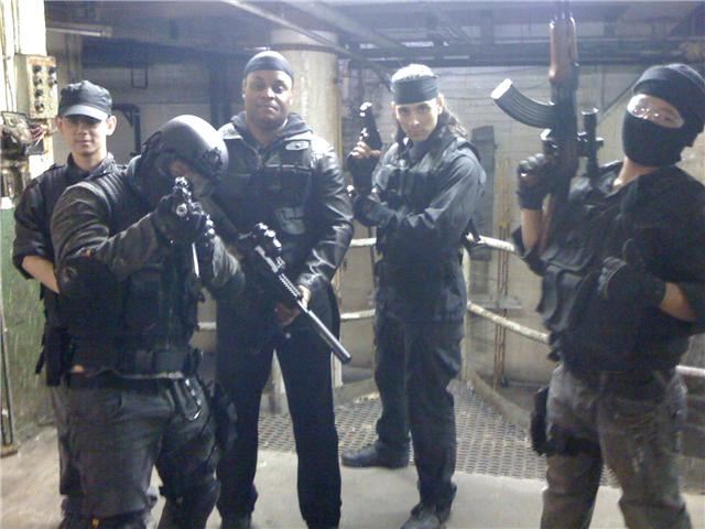 On The Movie Set of : Metal Gear Solid Blood Brothers With Cast 2010