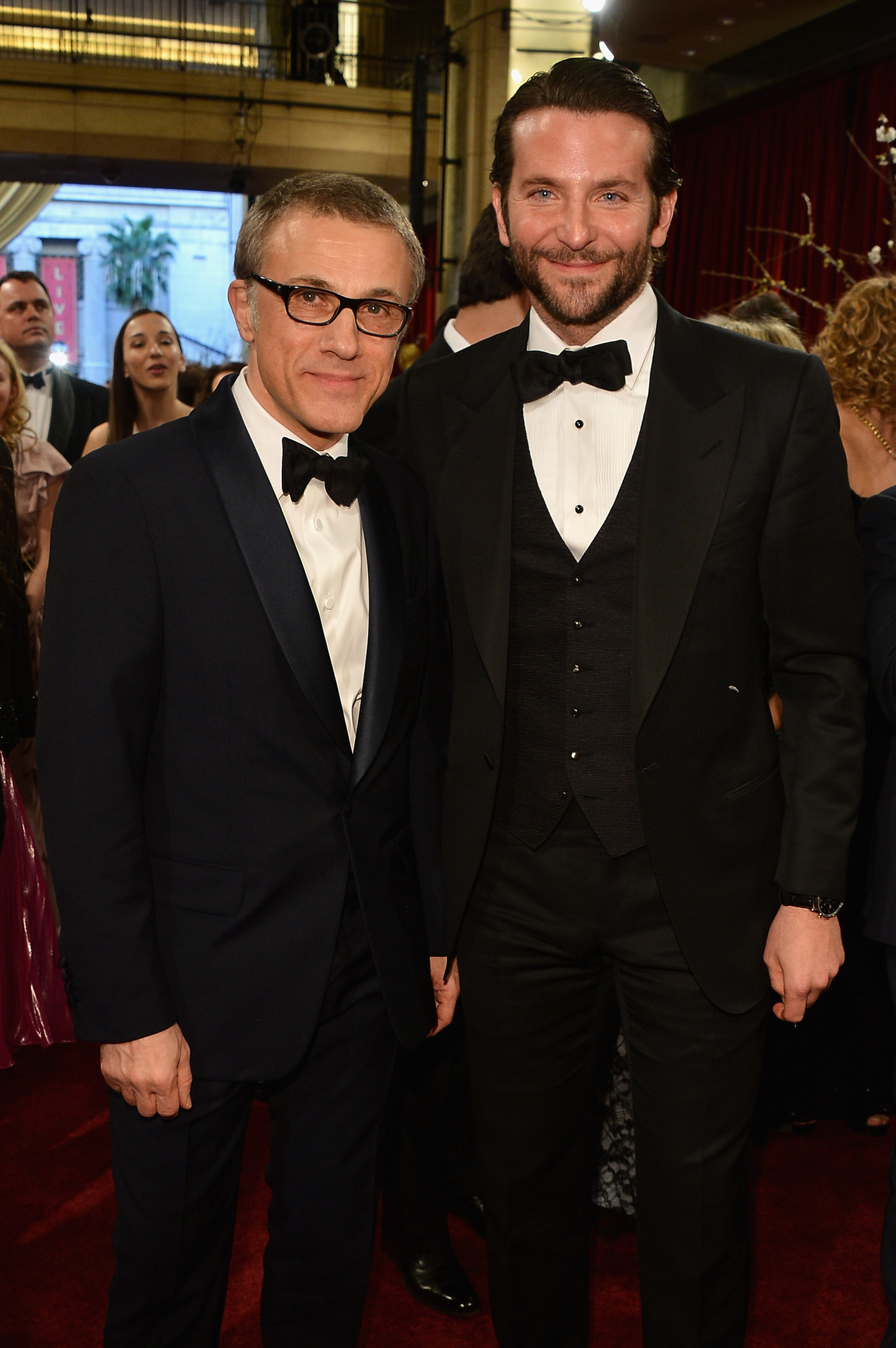 Bradley Cooper and Christoph Waltz