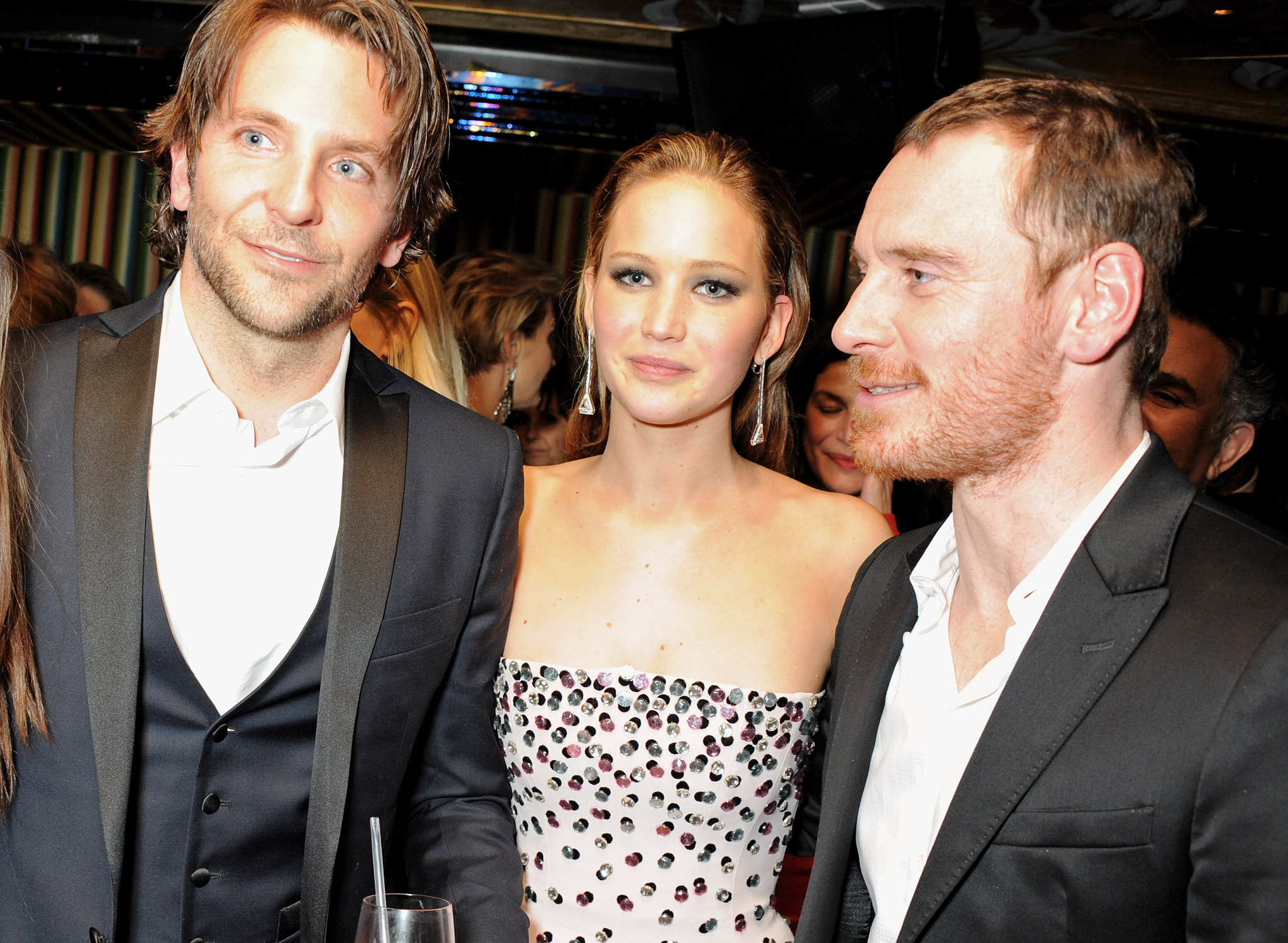 Bradley Cooper, Michael Fassbender and Jennifer Lawrence