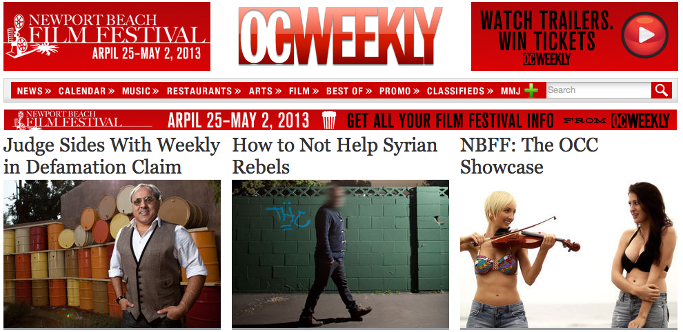 OC Weekly Featuring Jessica Sirls and Shannon McKinnon