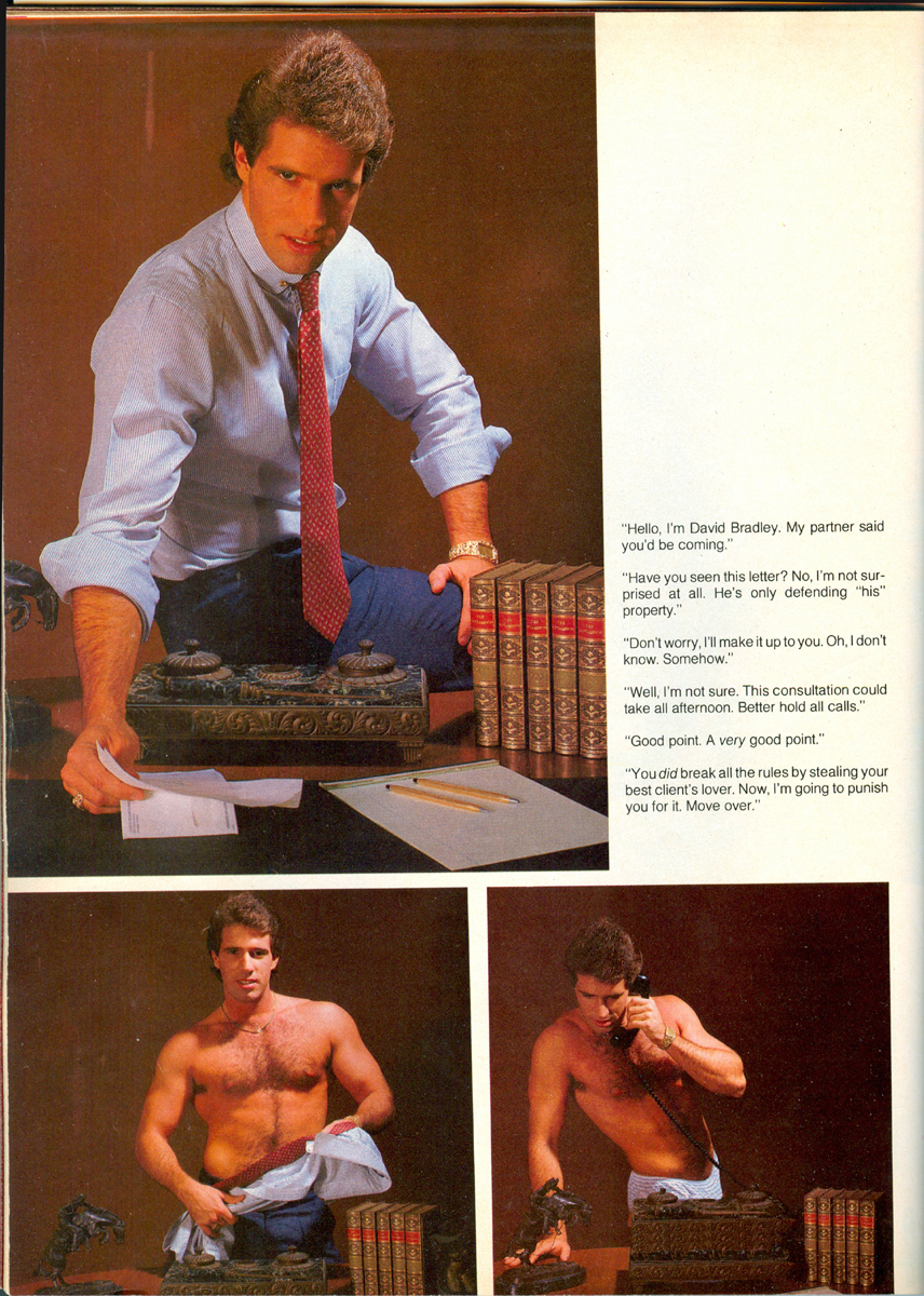 Derek Savage in Playgirl Magazine