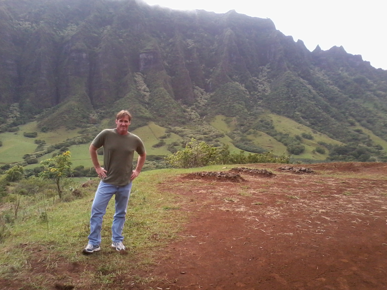 Joseph Wilson on location in Hawaii working on 