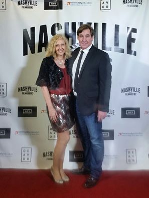 Joseph Wilson with Tonya Webb at the Nashville Filmmakers Mingle Mixer After Party. 2015