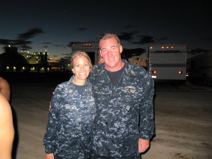 Joseph Wilson and Susan King on location in Hawaii working on Battleship