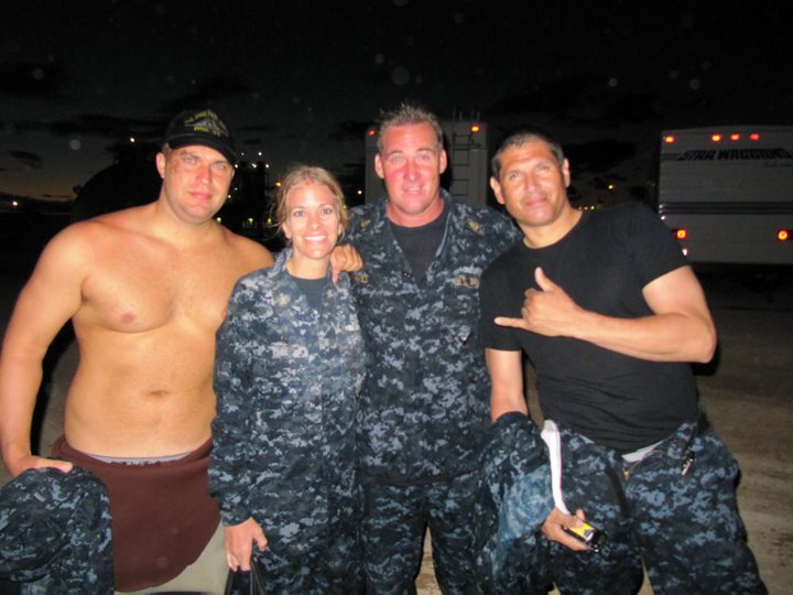 Joseph Wilson on Location in Hawaii on the movie Battleship