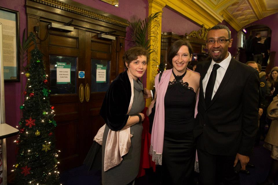 Paul Craig, Ali Card and Friend at the world premiere of The Underwater Realm