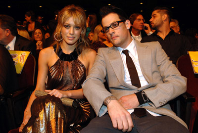 Hilary Duff and Joel Madden at event of 2005 American Music Awards (2005)