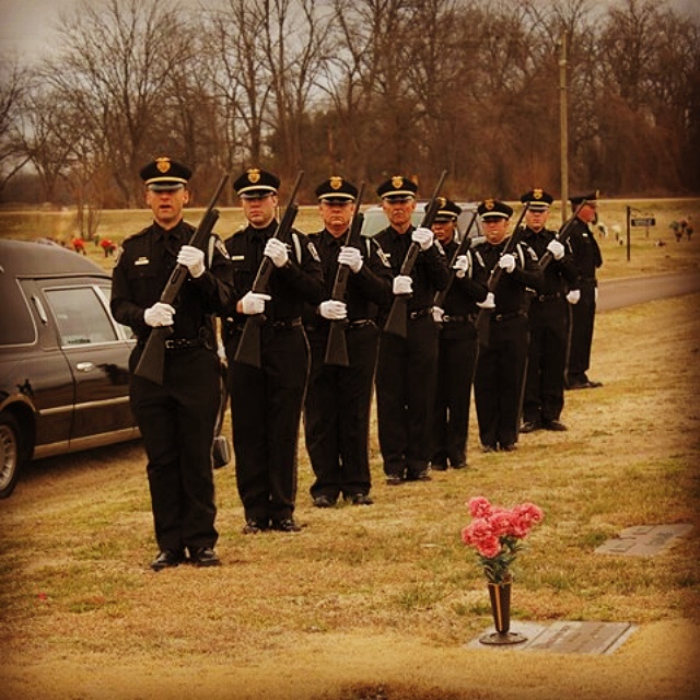 Alex Coker-Police Honor Guard Team Leader.