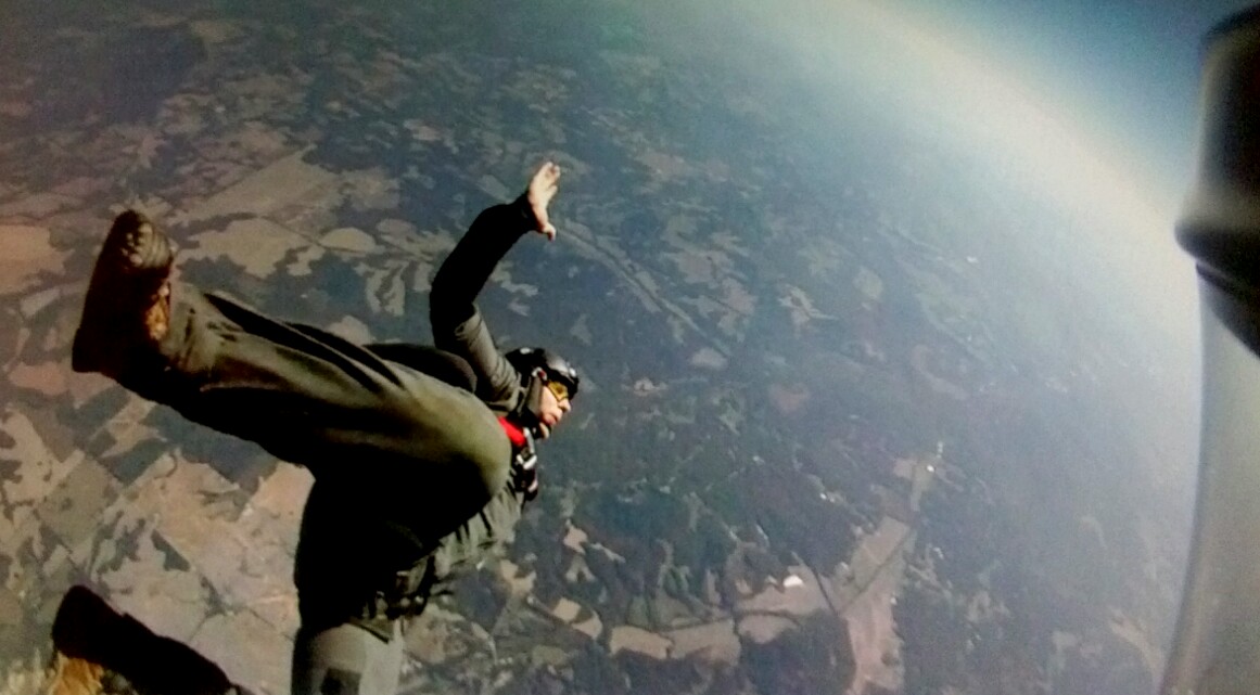14,500Ft. Skydive with a 60sec. Freefall.