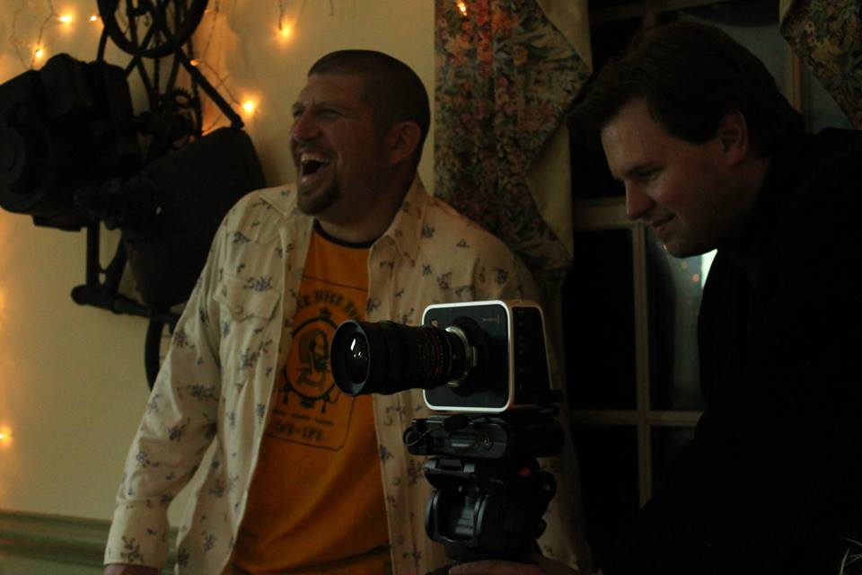 Director Mike Acosta & 2nd unit director Adam Hulin on set of Devolve Babylon.