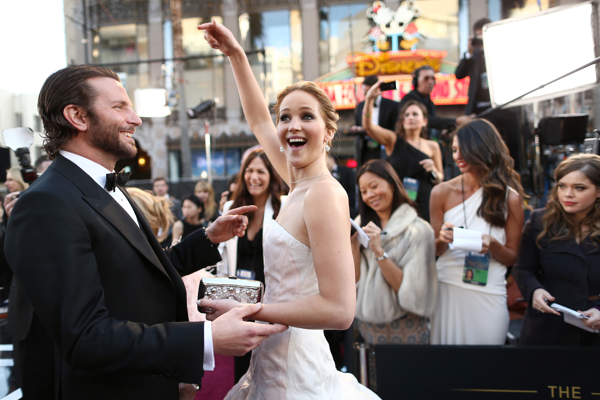 Bradley Cooper and Jennifer Lawrence