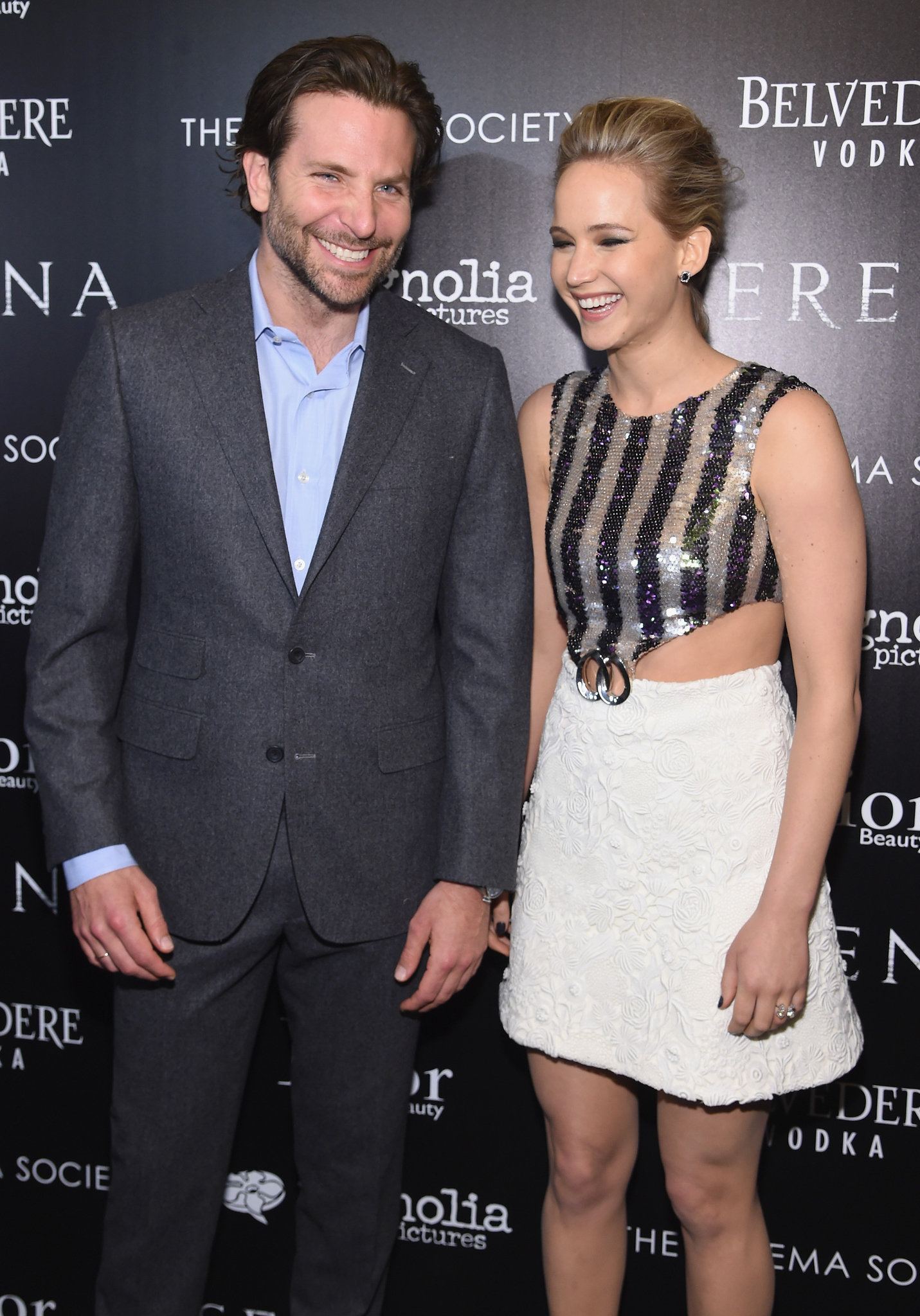 Bradley Cooper and Jennifer Lawrence at event of Serena (2014)