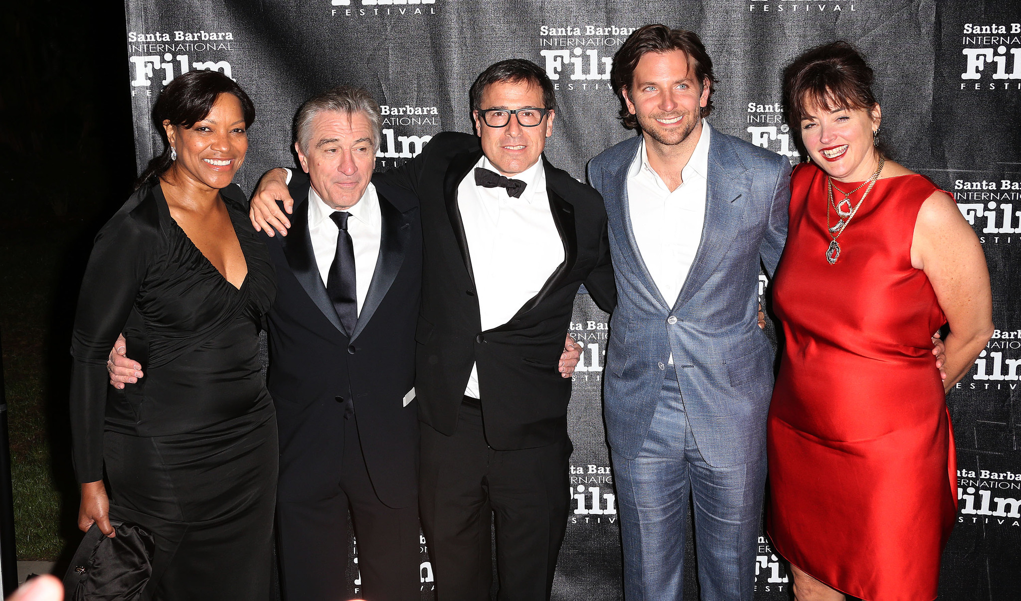 Robert De Niro, Bradley Cooper, Holly Davis, David O. Russell and Grace Hightower