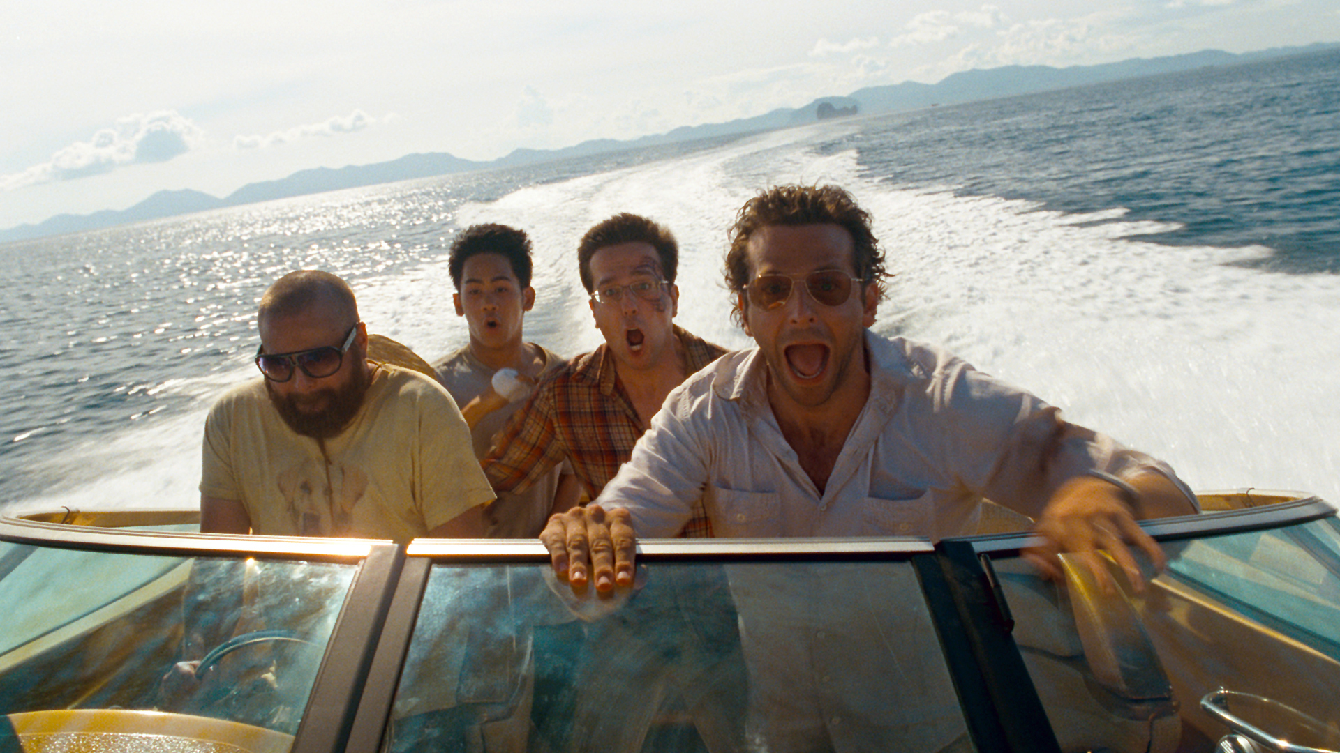 Still of Bradley Cooper, Zach Galifianakis and Ed Helms in Pagirios Tailande (2011)