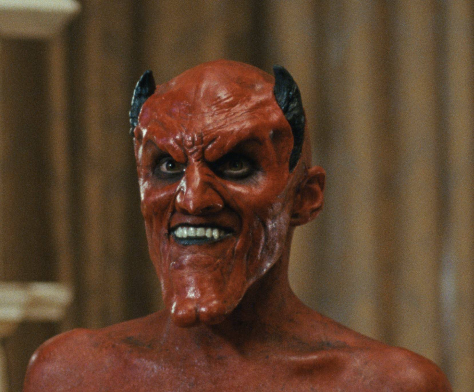 Luke Goodall as the devil in Shaun McCarthy's short film 'The boy who had no thumbs'.