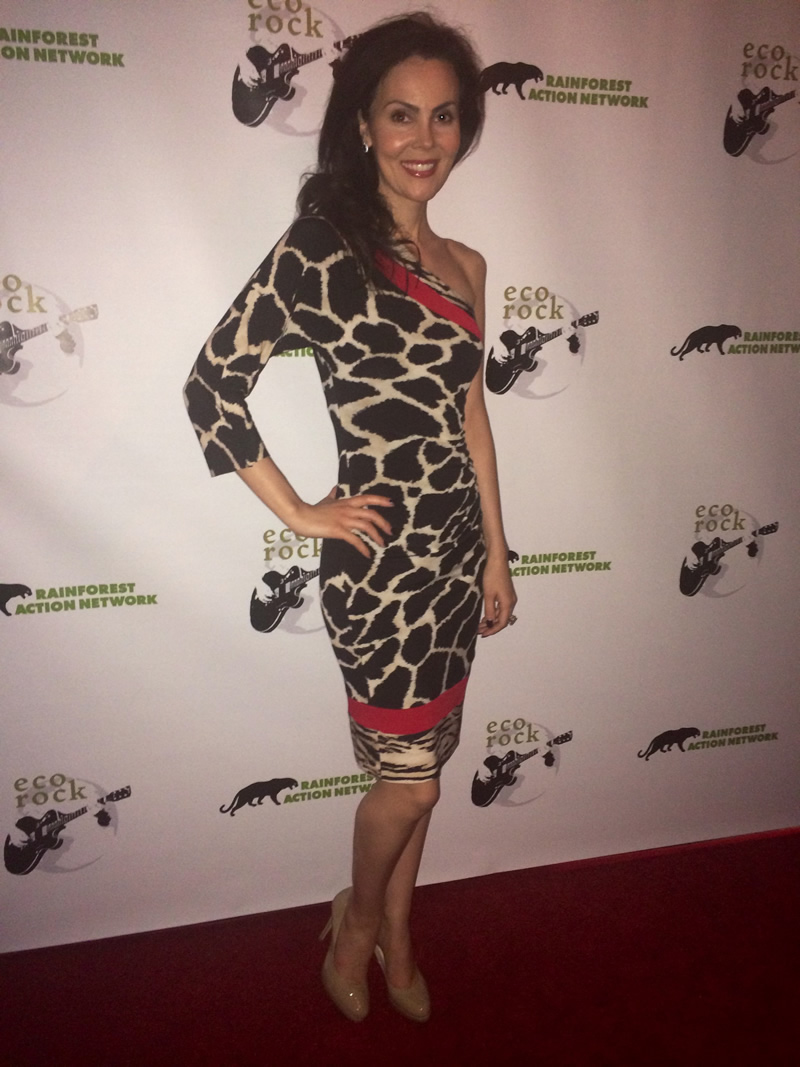 NYC Red Carpet , ‎Eco‬ rock benefit for Rainforest Action Network, Hosted by Chris Noth, Cutting Room, Manhattan.