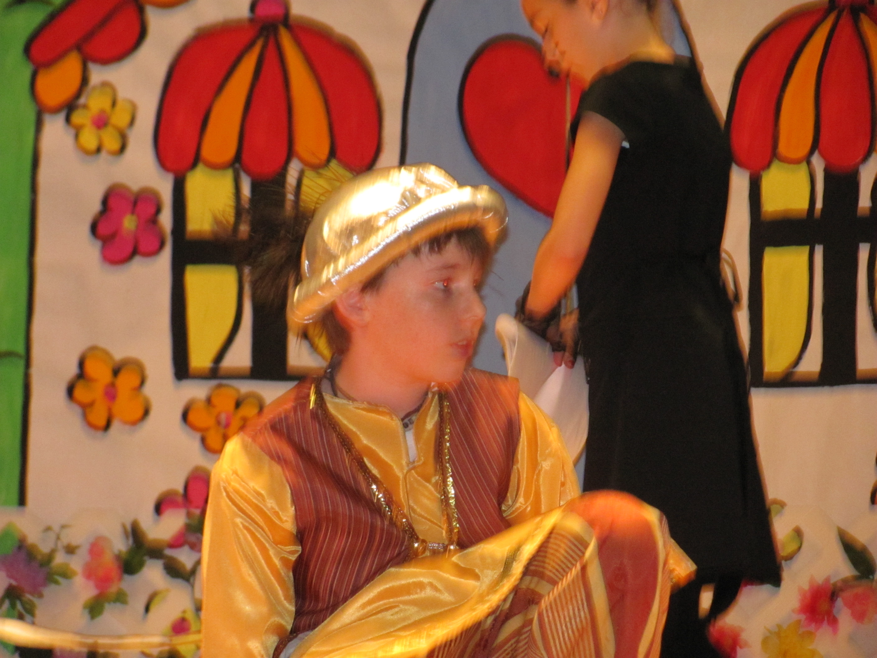 Logan as Jack, in Jack and the Beanstalk, May 2012