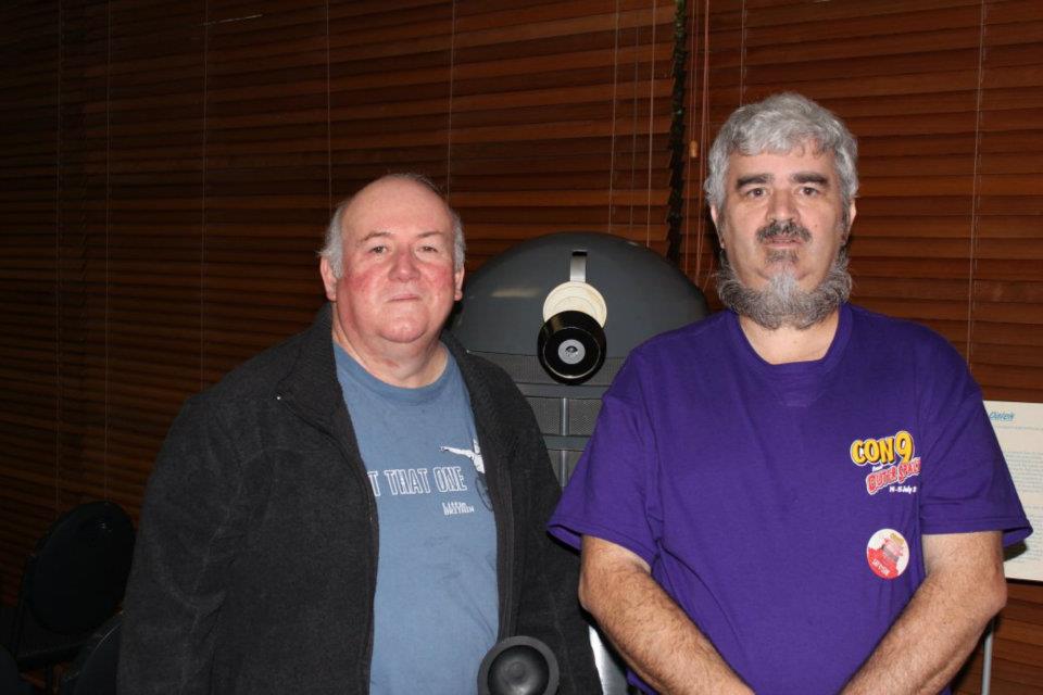 Paul Kennedy and Russell Devlin at Con 9 From Outer Space 2012